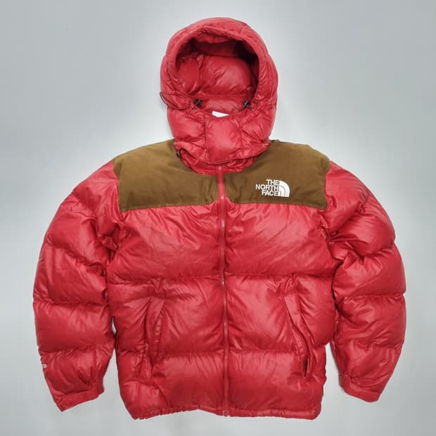 노스페이스 눕시700 스웨이드 한정판 패딩