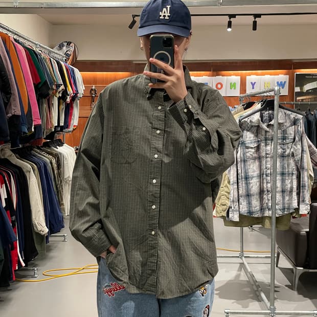 Brooks sport 체크 셔츠  