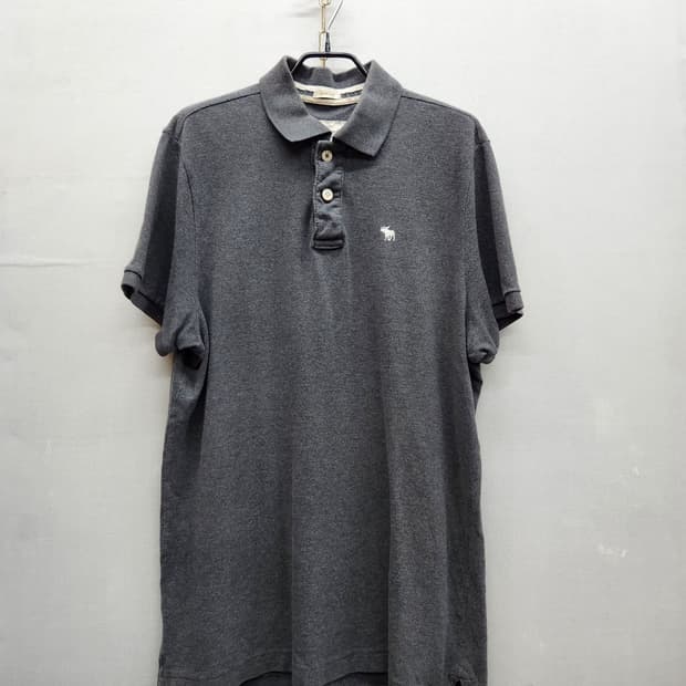 아베크롬비 로고자수 반팔카라 XL(XL)