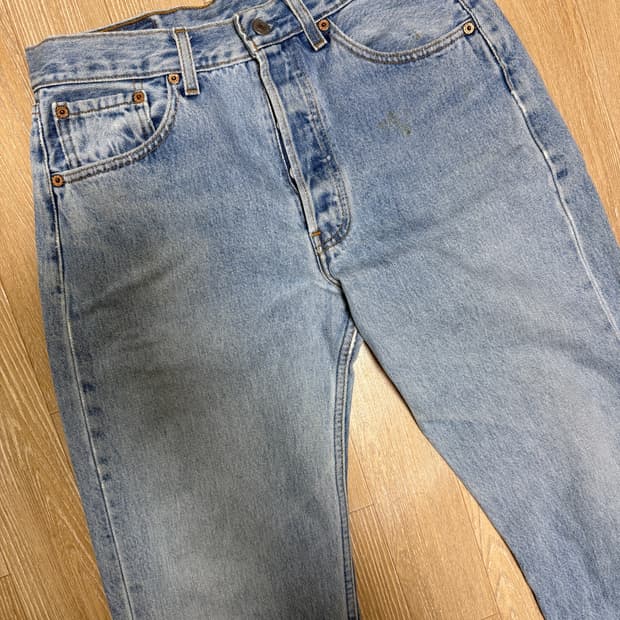 90s 리바이스 501 데님팬츠 W31 L32 Made in USA