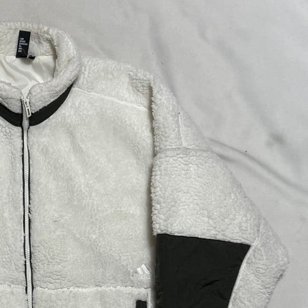 XL 아디다스 양털 플리스 자켓
