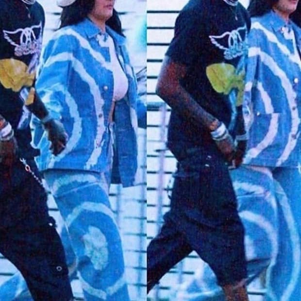 릭오웬스 데님 카고 스커트 31