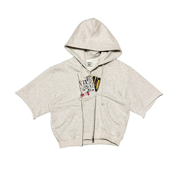 로레일즈 Loerails Sweat Half Hoodie Zip-Up