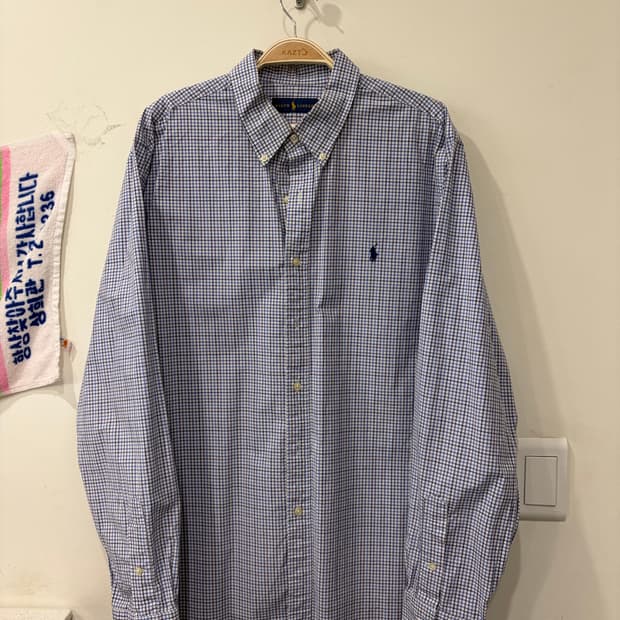 86. 폴로 체크 셔츠