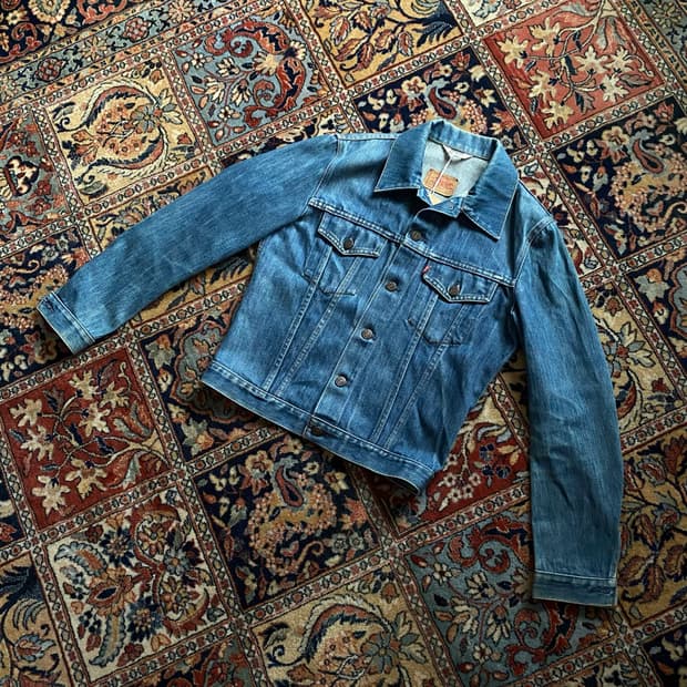 🌊78" france 리바이스 3rd trucker jacket