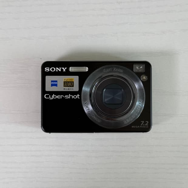 소니 사이버샷 dsc-w120 빈티지 디카 그레이