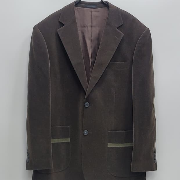 ARMANI 조르지오 아르마니 코듀로이 블레이저 자켓 / 남 48 브라운