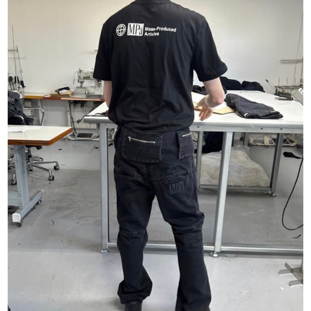 PLASTICPRODUCT MPa BAG PANTS (BLACK) m