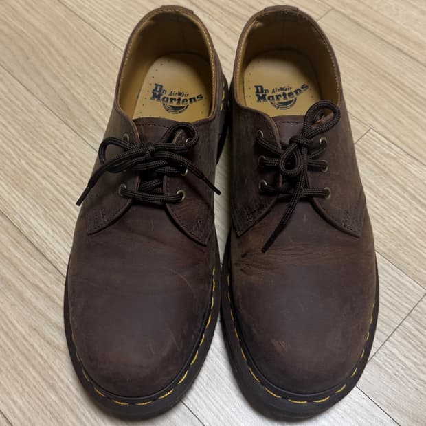 Uk7,260) 닥터마틴 1461 크레이지 홀스 브라운