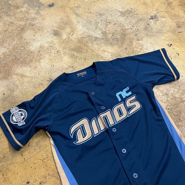 [정품/90] NC 다이노스 유니폼 네이비 노마킹 b10