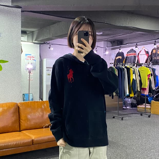 폴로 랄프로렌 빅포니 코튼 후드티 B4640