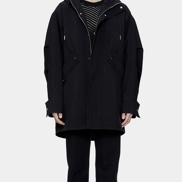 우영미 22SS 코듀라 야상 블랙 50사이즈