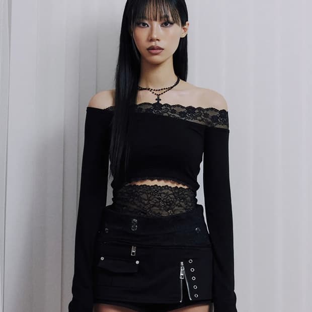 일리오 레이스 오프숄더 미착용 판매
