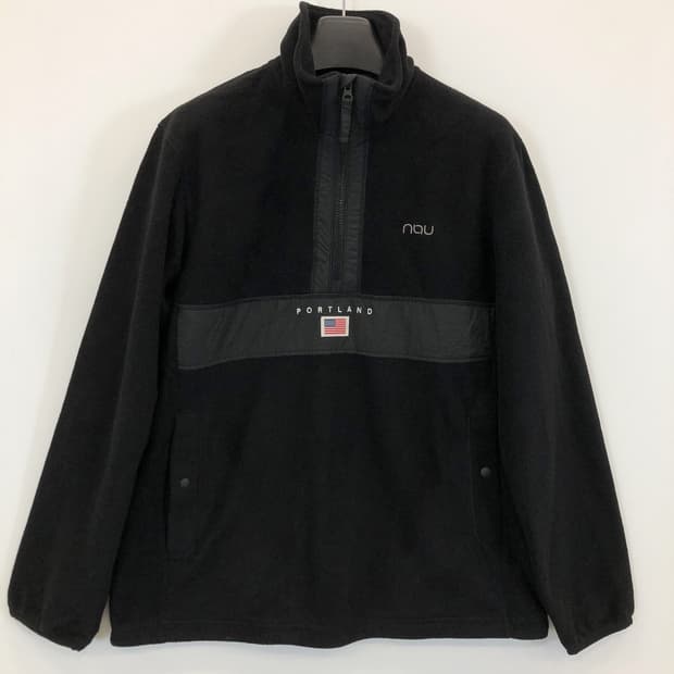 nau usa 나우블랙야크 후리스 반집업 L