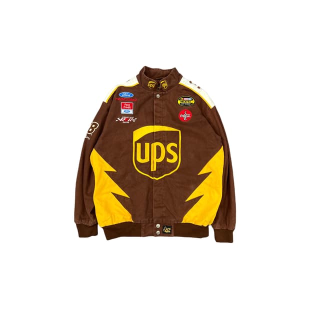 UPS racing bomber jacket