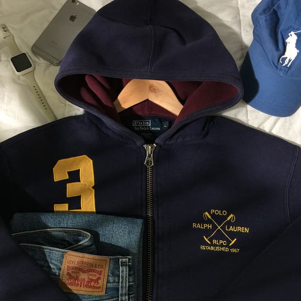 (MAN) 폴로랄프로렌 스웻 후드집업 XL