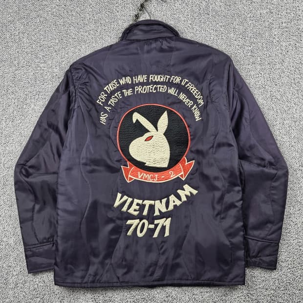 미군 VMCJ-2 베트남전70-71년도참전기념 자켓 (34)/ 10088