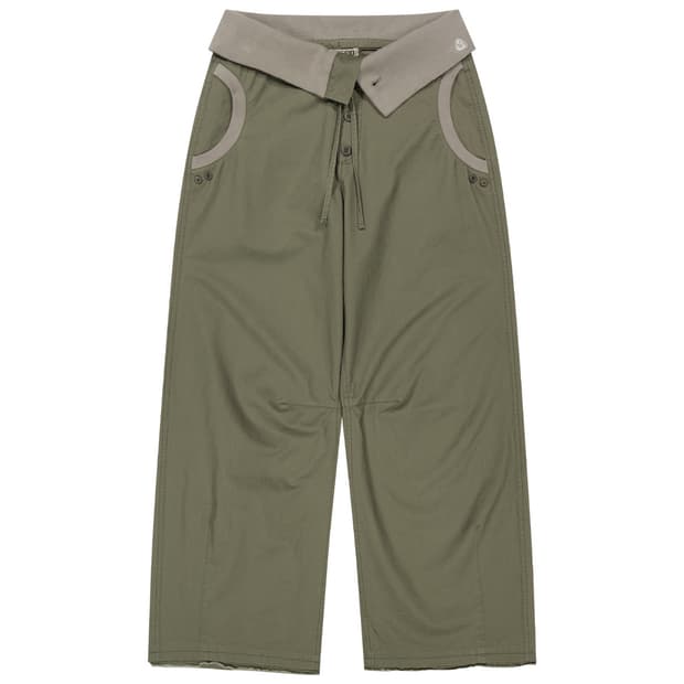 코이세이오 flow fold pants khaki 1사이즈
