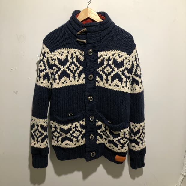 슈퍼드라이 니트 자켓