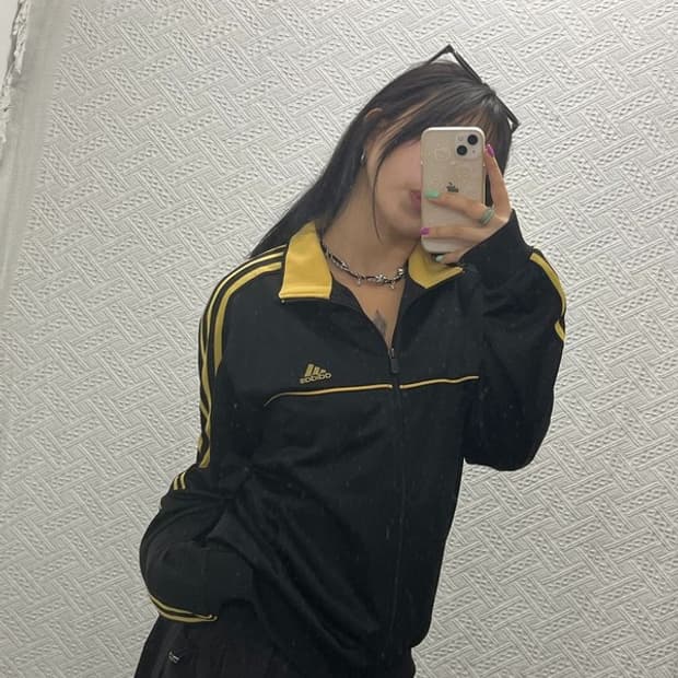 아디다스 올드스쿨 00's 백로고 트랙탑 져지 집업 100 C06620