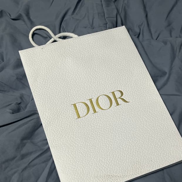 디올 오블리크 반지갑 베이지 블랙