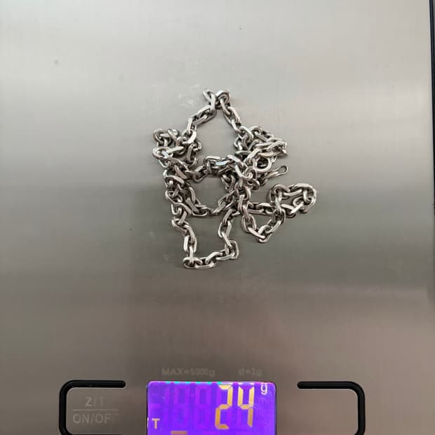 킹크로치 4.5mm , 50cm 은목걸이