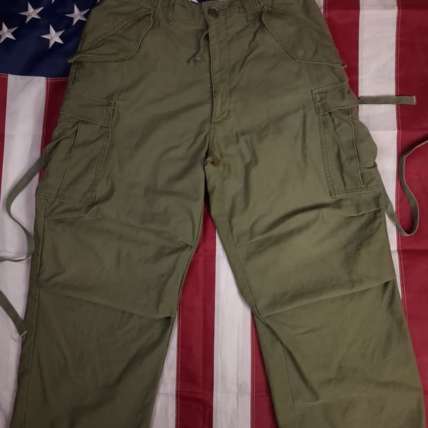 오리지날 미군 M-65 필드 카고 팬츠