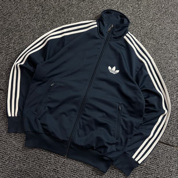 아디다스 파이어버드 og 박시핏 트랙탑 져지 네이비 1557