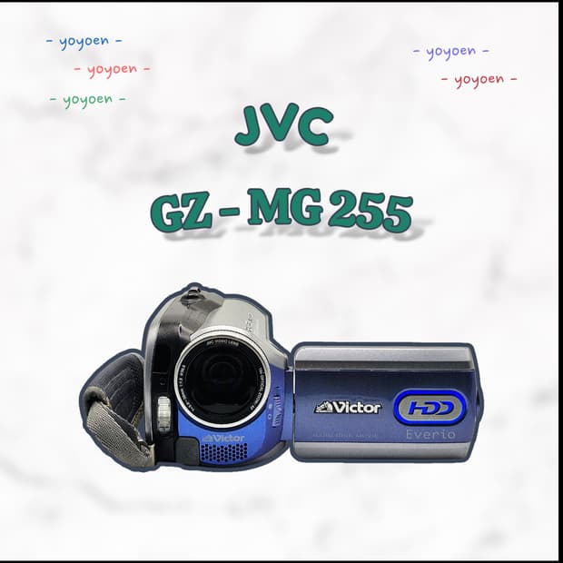 JVC GZ-MG255 빈티지캠코더