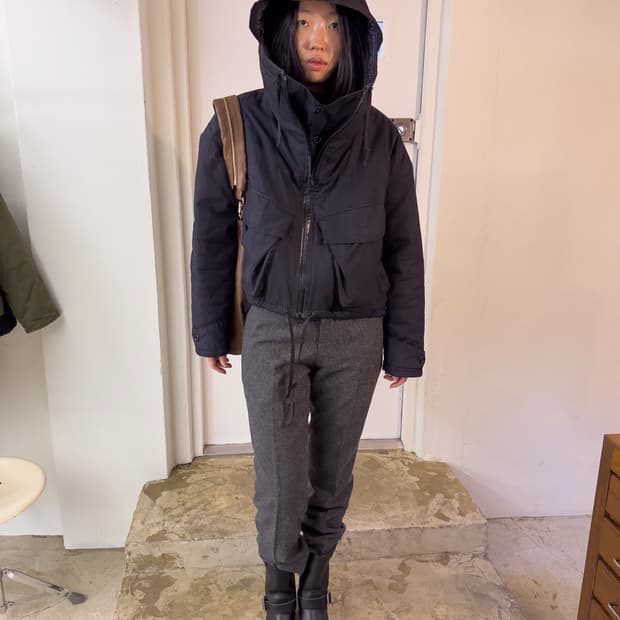 MONITALY Quilted Crop Jacket/ 40