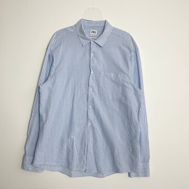 E2 자라 스트라이프 셔츠 XL사이즈