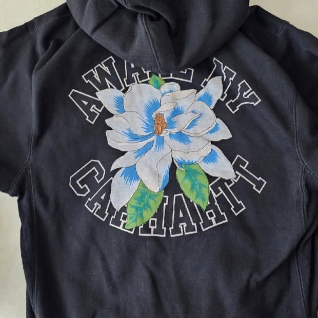 칼하트 WIP x 어웨이크 NY 후드티 M 한정판