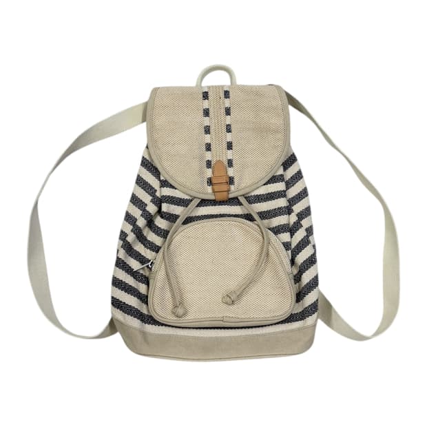 TOMS 탐스 스트라이프 복조리 스트링 포켓 백팩 가방