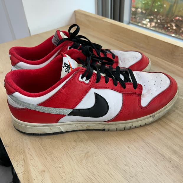 나이키 덩크 로우 레트로 프리미엄 유니버시티 레드 블랙 290