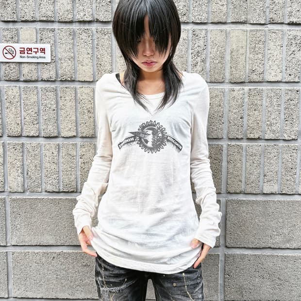 LGB 그런지 아트워크 롱 슬리브