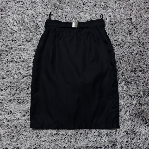 프라다 90s 아카이브 벨티드 스커트 S