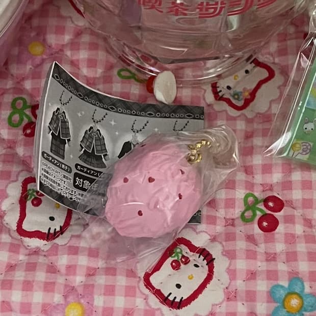 캐릭캐릭체인지 란 가챠 키링 스트랩 슈고카라 캐캐체