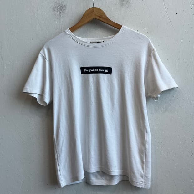 Hollywood Rich.& 로고 반팔 티셔츠 Made in JAPAN