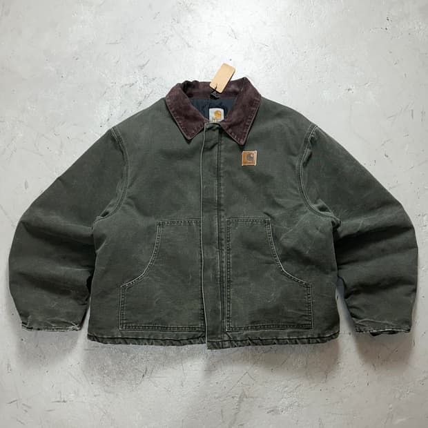 00's OG USA 칼하트 J22 아크틱 칼하트 모스그린 디트로이트