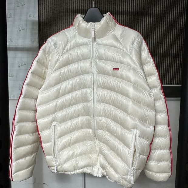 24SS 슈프림 마이크로 다운 자켓 패딩 화이트 XL