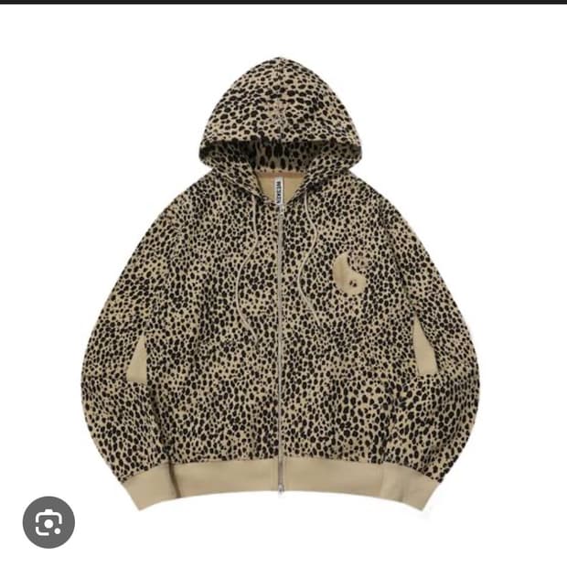 (2) 웨스켄 레오파드 인양 후드 집업