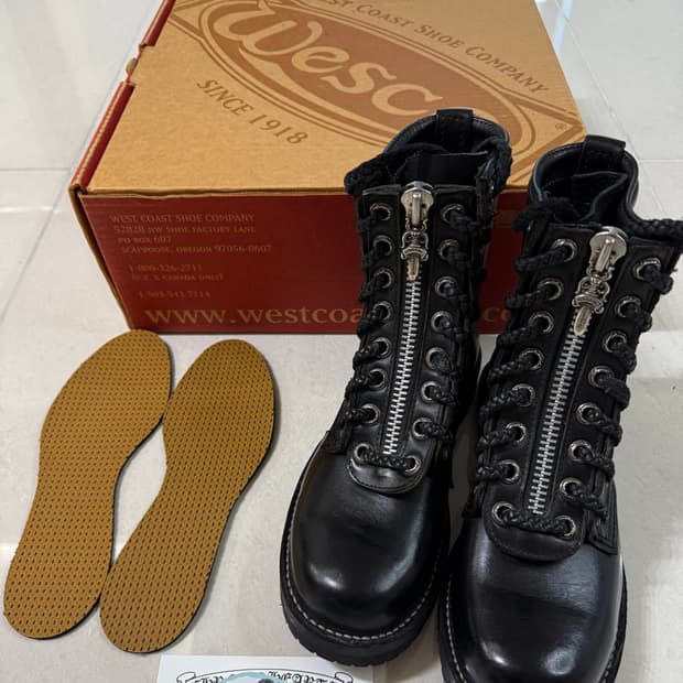 크롬하츠 x 웨스코 파이어맨 잡마스터 부츠