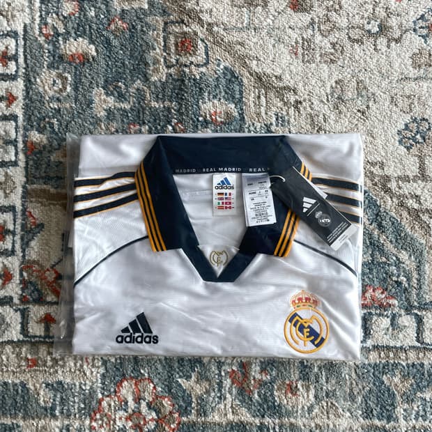 아디다스 레알 마드리드 99/00 홈 저지 화이트 (새제품. XXXL)