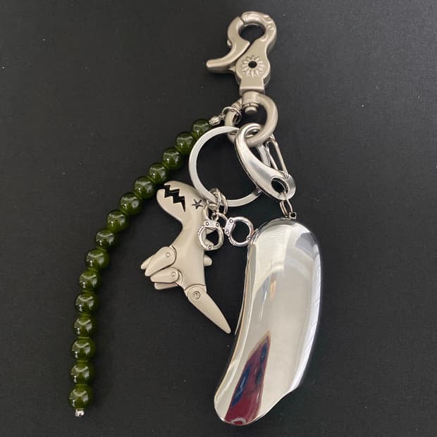 미니 공룡 팬던트 키링