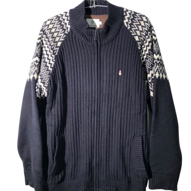 hush puppies 니트 블루종