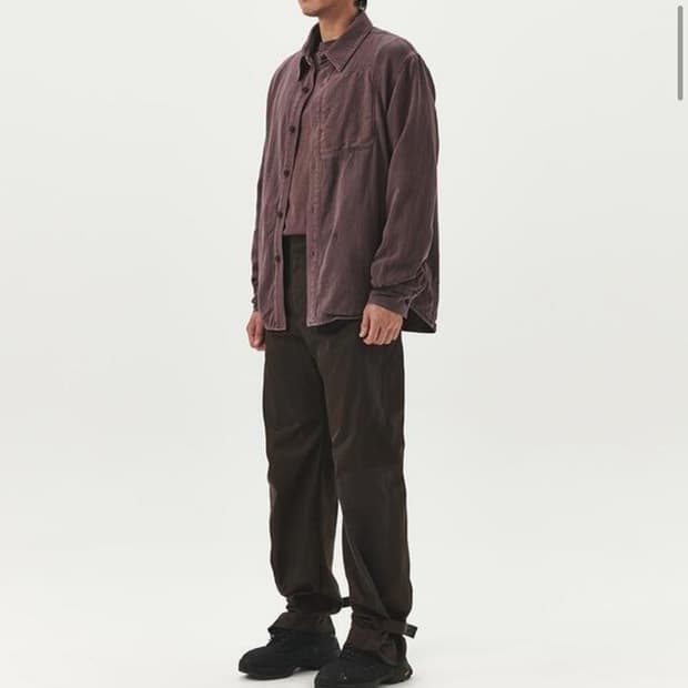 누마레ee 나일론 콤비네이션 팬츠 브라운 s