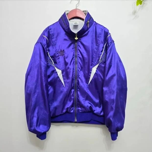 아디다스 90'S 올드스쿨 퍼플/화이트 트랙탑