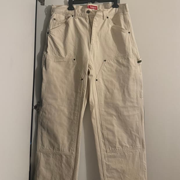 슈프림 25SS 카펜터팬츠 - 원 더블 니 페인터 팬츠 내츄럴