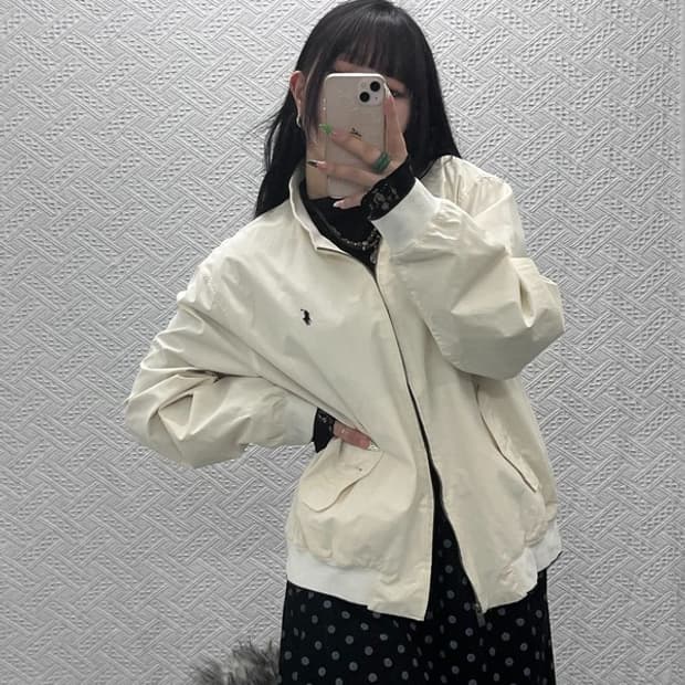 폴로 랄프로렌 골프 캐주얼 블랙 포니 스윙 자켓 L C09094