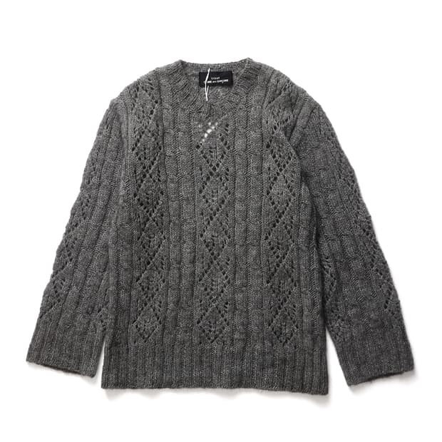 tricot COMME des GARCONS Cable Wool Knit